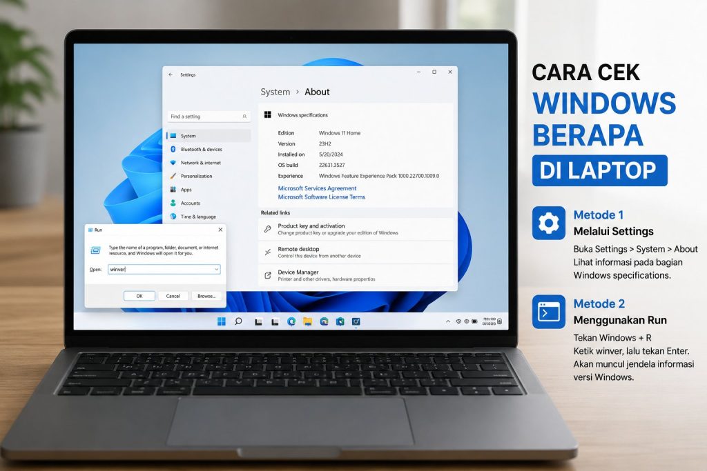 Cara Cek Windows Berapa