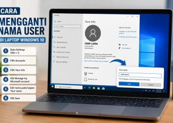 Cara Mengganti Nama User