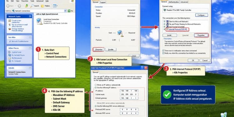 Cara Mengkonfigurasi IP Address