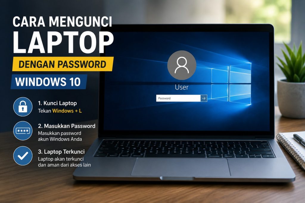 Cara Mengunci Laptop Windows