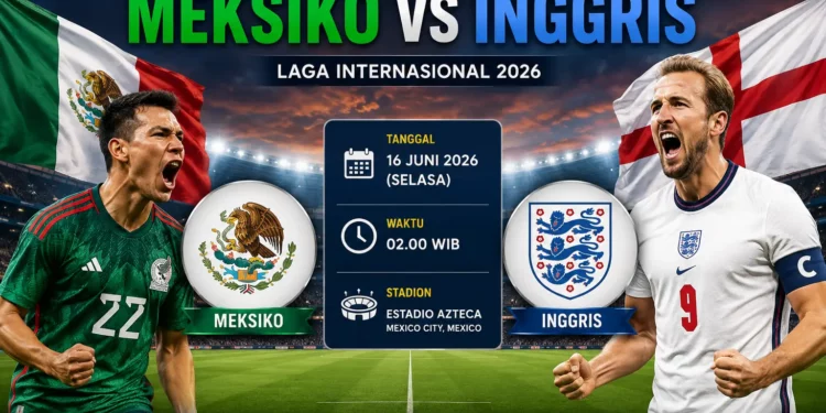Jadwal Meksiko vs Inggris