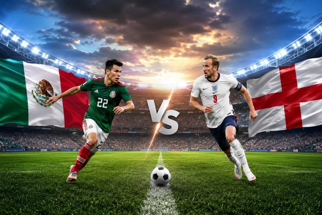 Hasil Meksiko vs Inggris