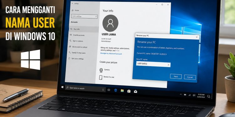 Mengganti Nama User Windows