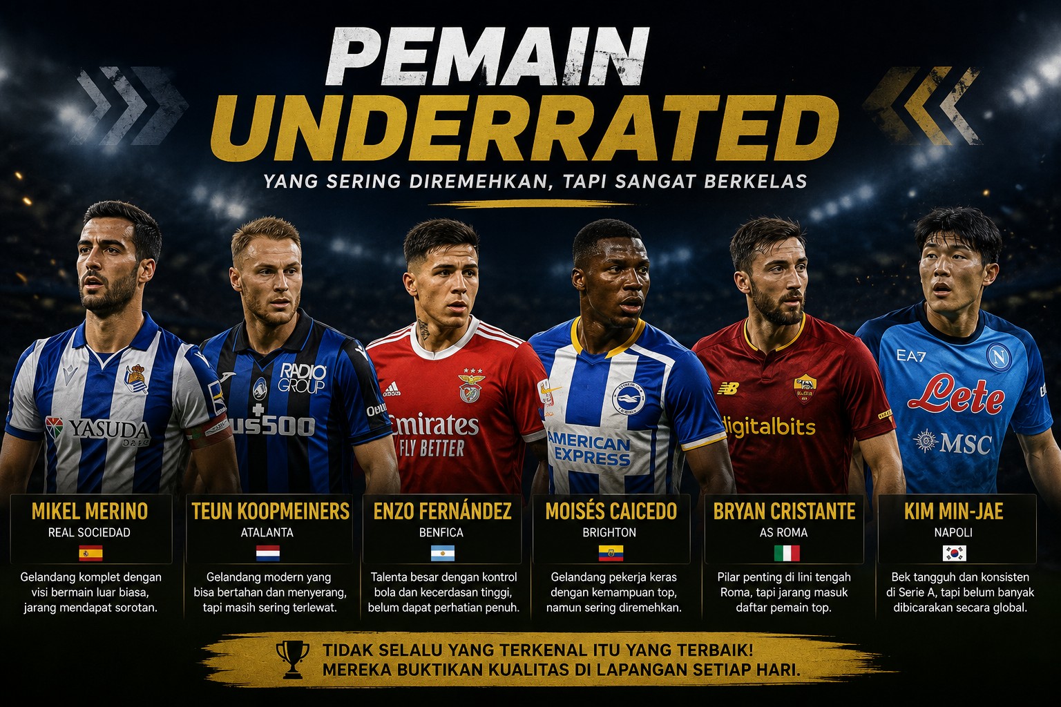 Pemain Underrated Dunia