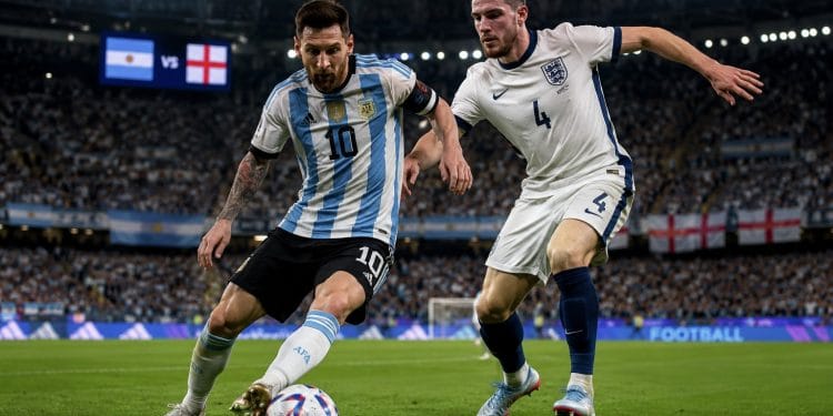 Pertandingan Argentina vs Inggris