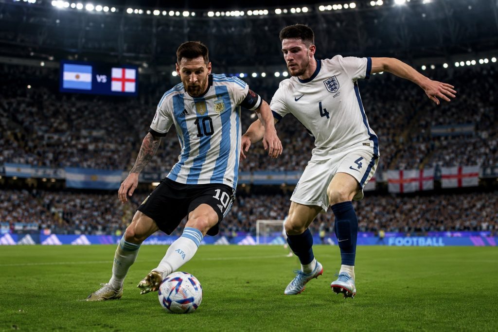 Pertandingan Argentina vs Inggris