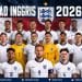 Skuad Timnas Inggris 2026