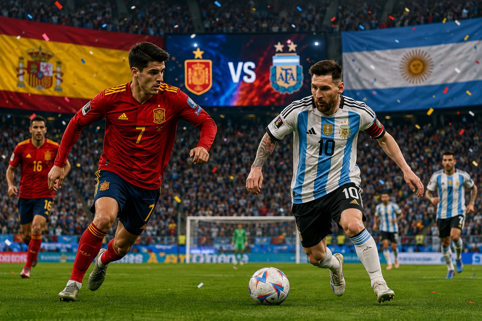 Jadwal Spanyol vs Argentina