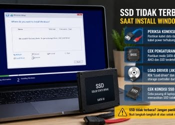 SSD Tidak Terbaca Saat Install