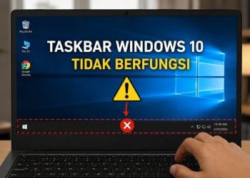 Taskbar Windows 10 Tidak Berfungsi