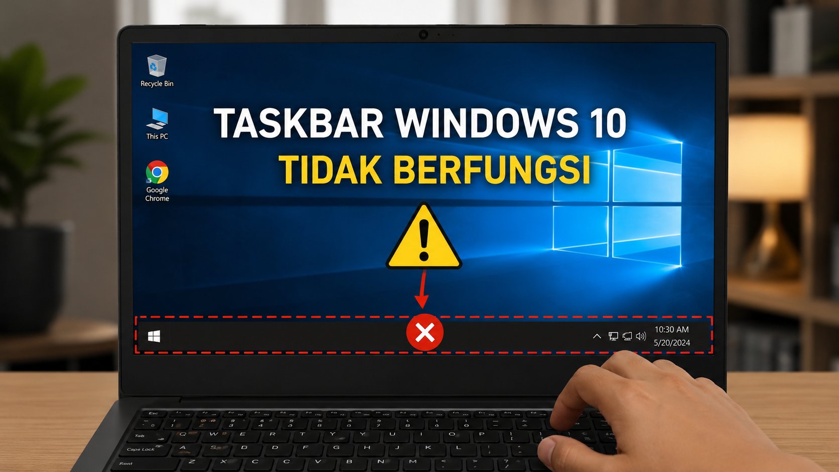 Taskbar Windows 10 Tidak Berfungsi