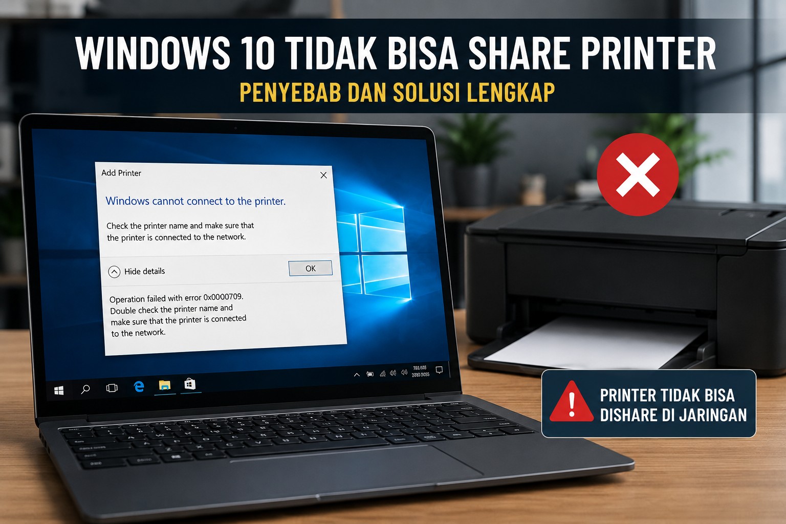 Windows 10 Tidak Bisa Share