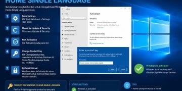 Aktivasi Windows 10 Home
