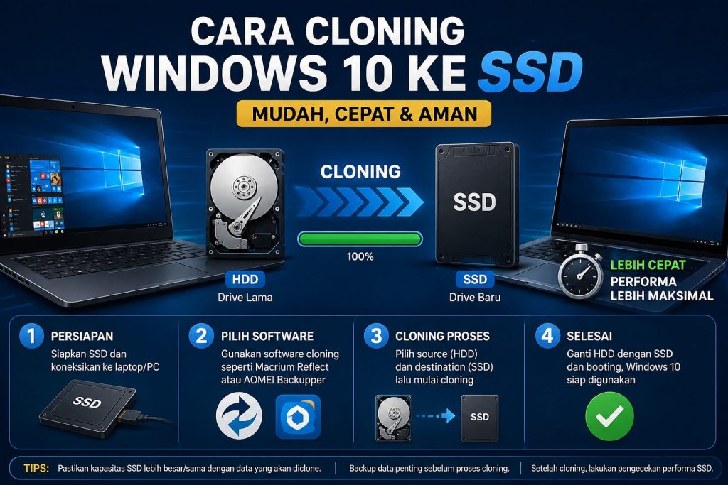 Cara Cloning Windows 10