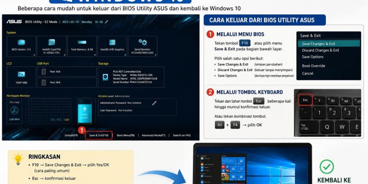 Cara Keluar Dari BIOS