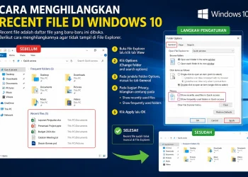 Cara Menghilangkan Recent File