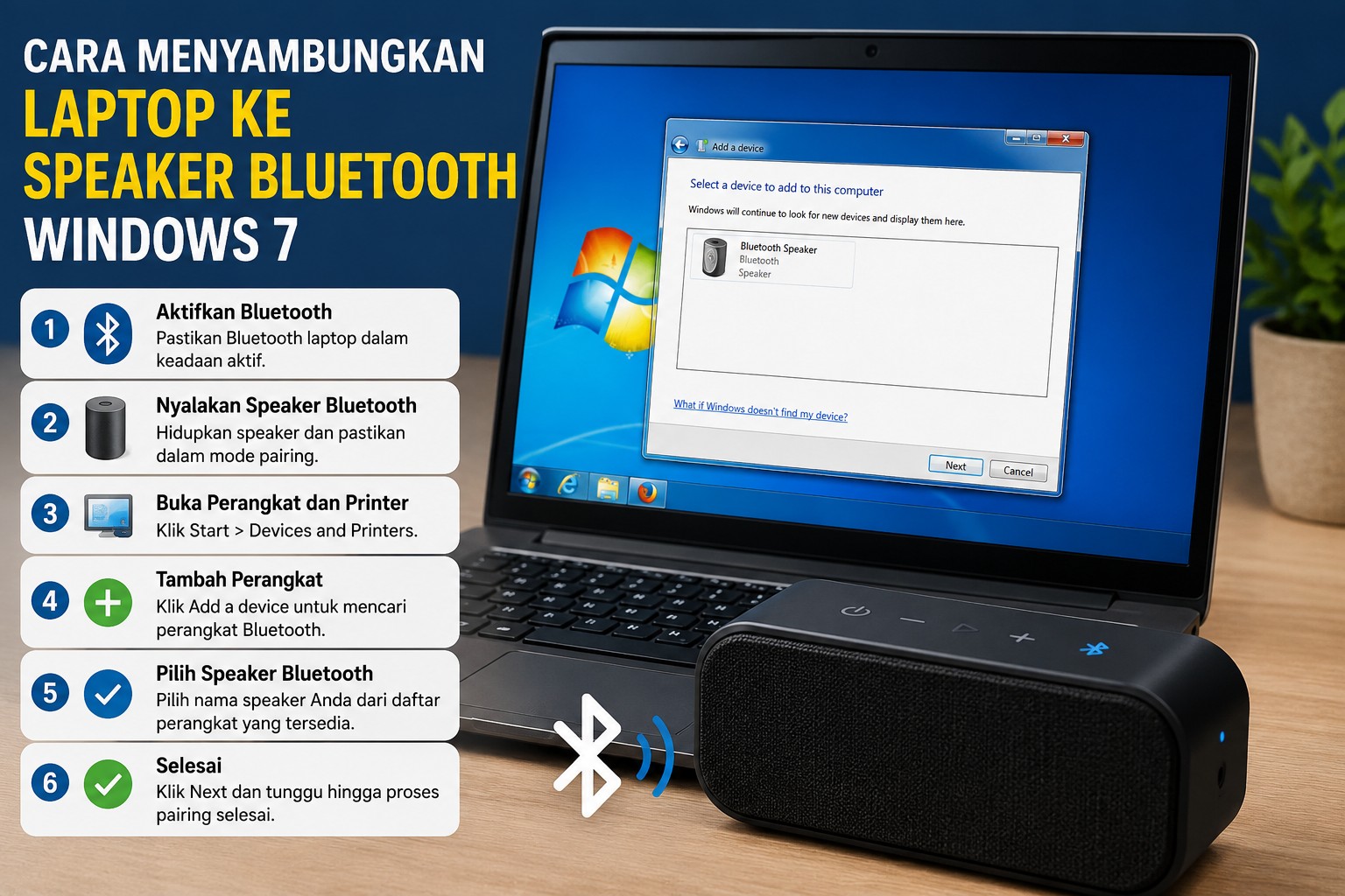 Cara Menyambungkan Laptop Ke Speaker