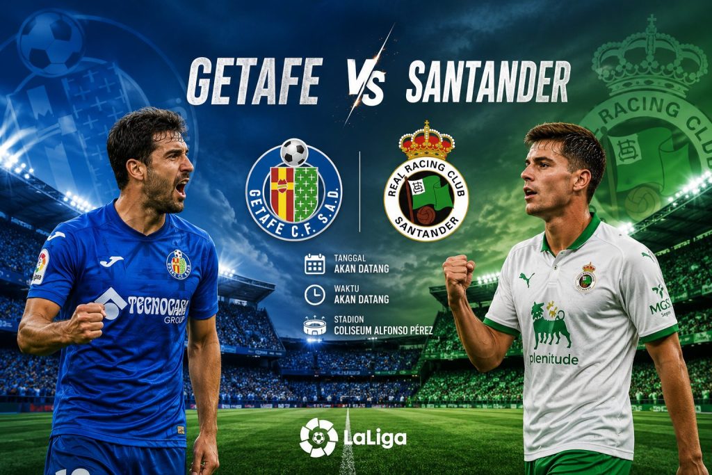 Pertandingan Getafe vs Santander