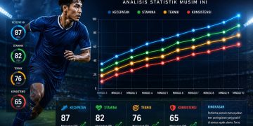 Grafik Perkembangan Performa Pemain