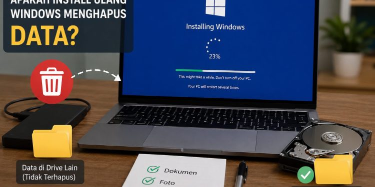 Apakah Install Ulang Windows