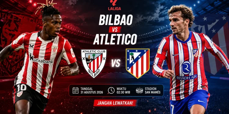 Jadwal Bilbao vs Atletico
