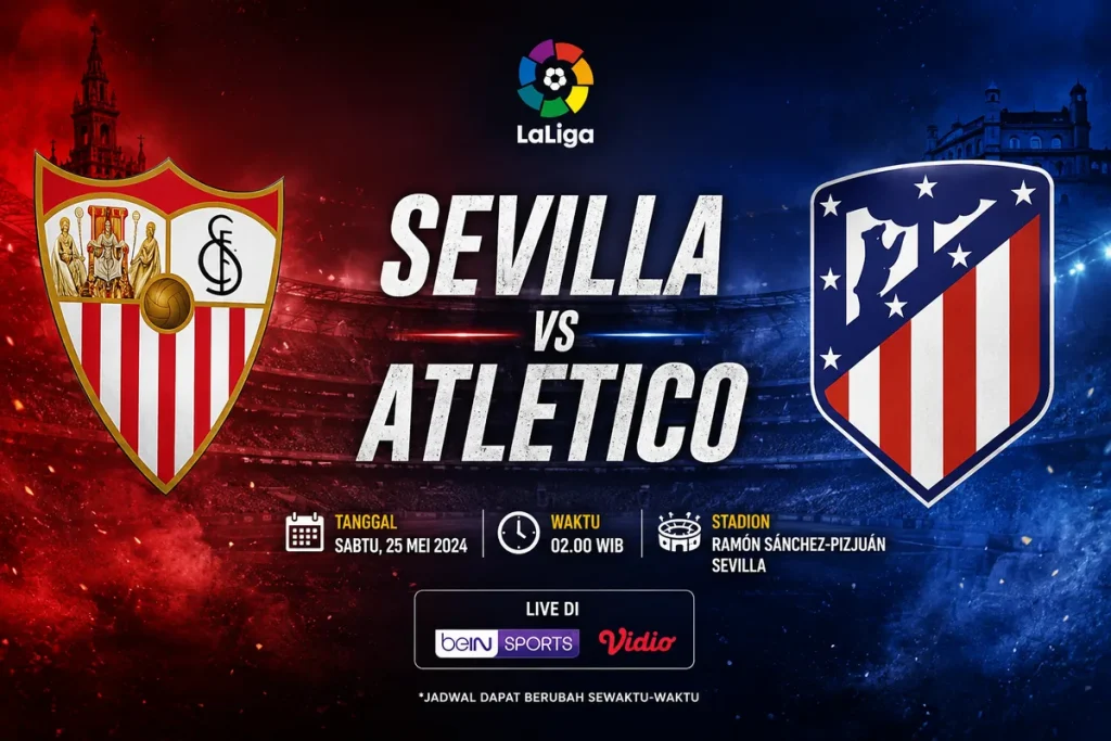 Jadwal Sevilla vs Atletico