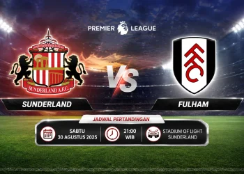 Jadwal Sunderland vs Fulham