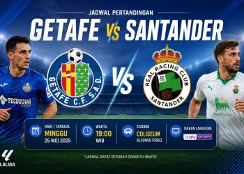 Jadwal Getafe vs Santander