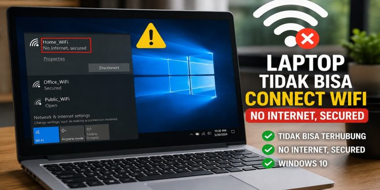 Laptop Tidak Bisa Connect Wifi