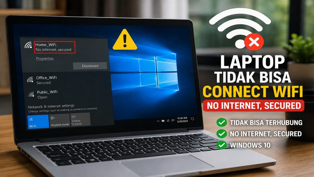 Laptop Tidak Bisa Connect Wifi