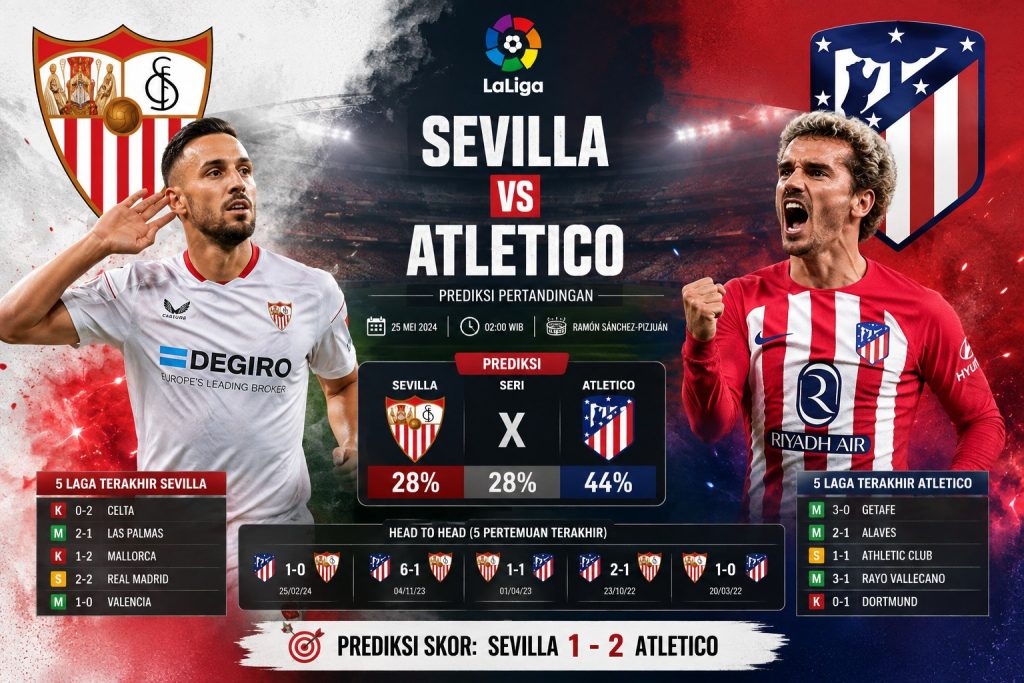 Prediksi Sevilla vs Atletico
