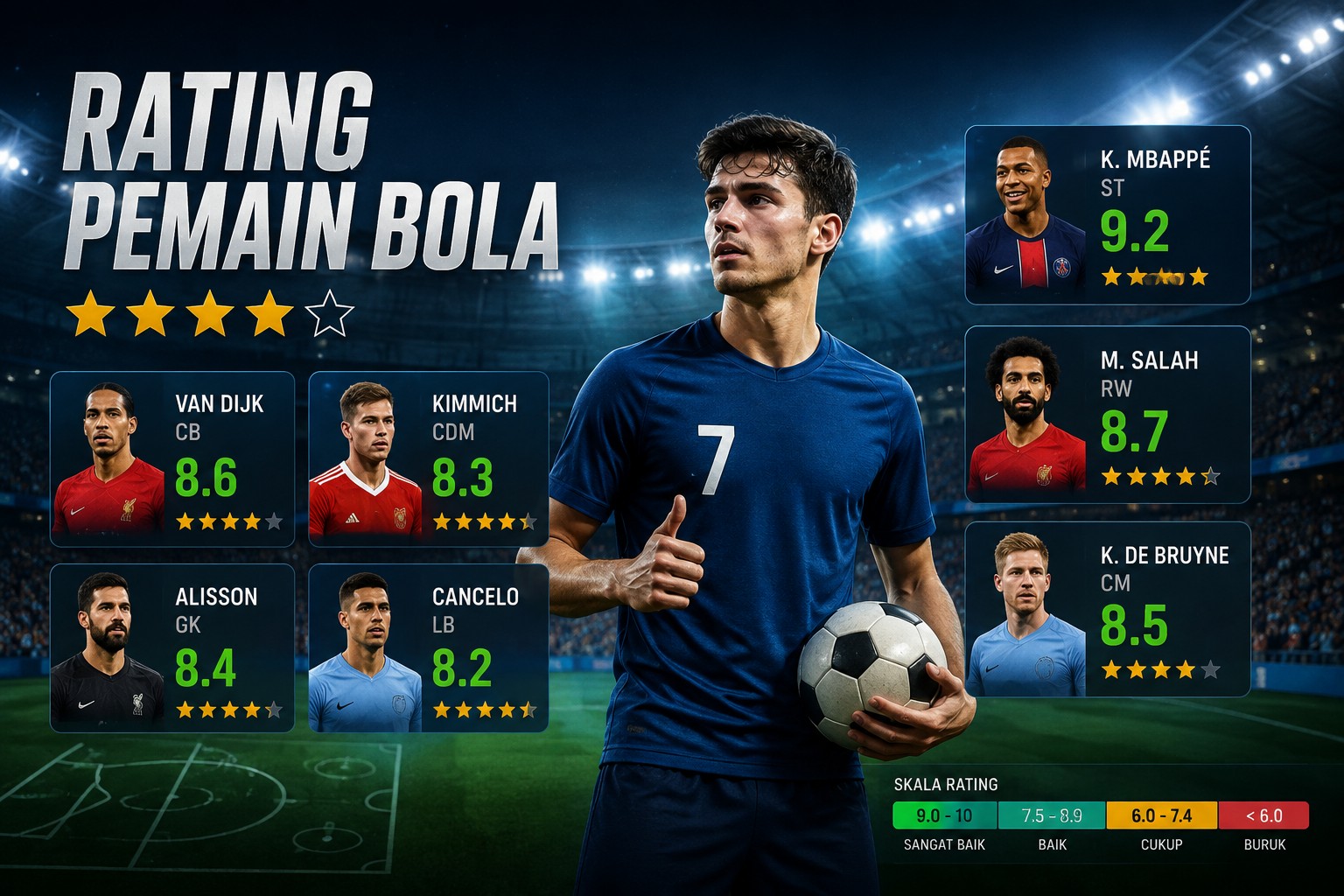 Rating Pemain Bola