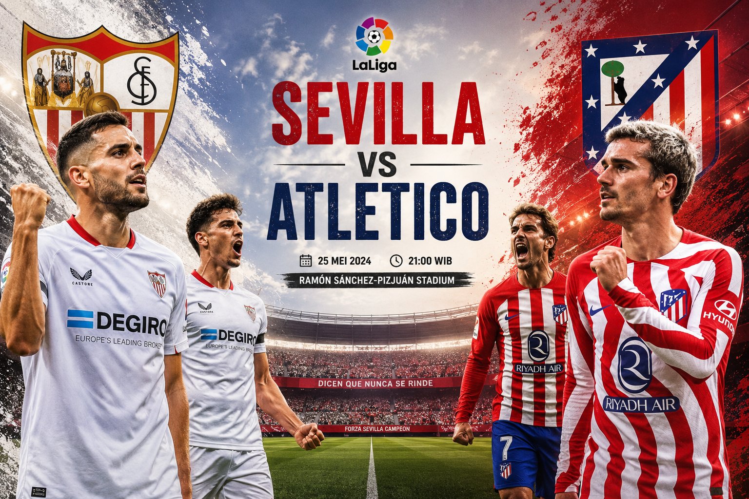 Pertandingan Sevilla vs Atletico