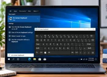 Cara Menampilkan Keyboard Di Layar