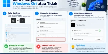 Cara Mengetahui Windows Ori