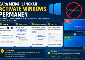 Cara Menghilangkan Activate Windows