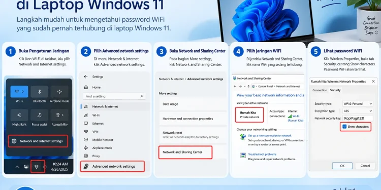 Melihat Password Wifi Di Laptop