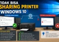 Tidak Bisa Sharing Printer