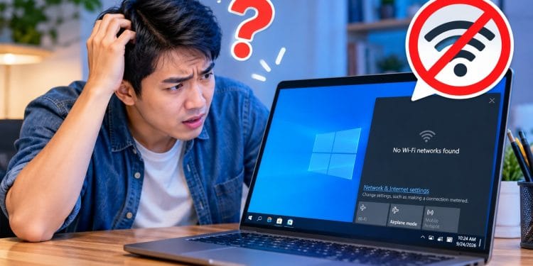 WiFi Tidak Muncul Laptop