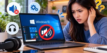Laptop Tidak Bersuara Windows