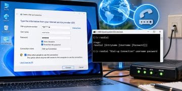 Untuk Setting Dial Up
